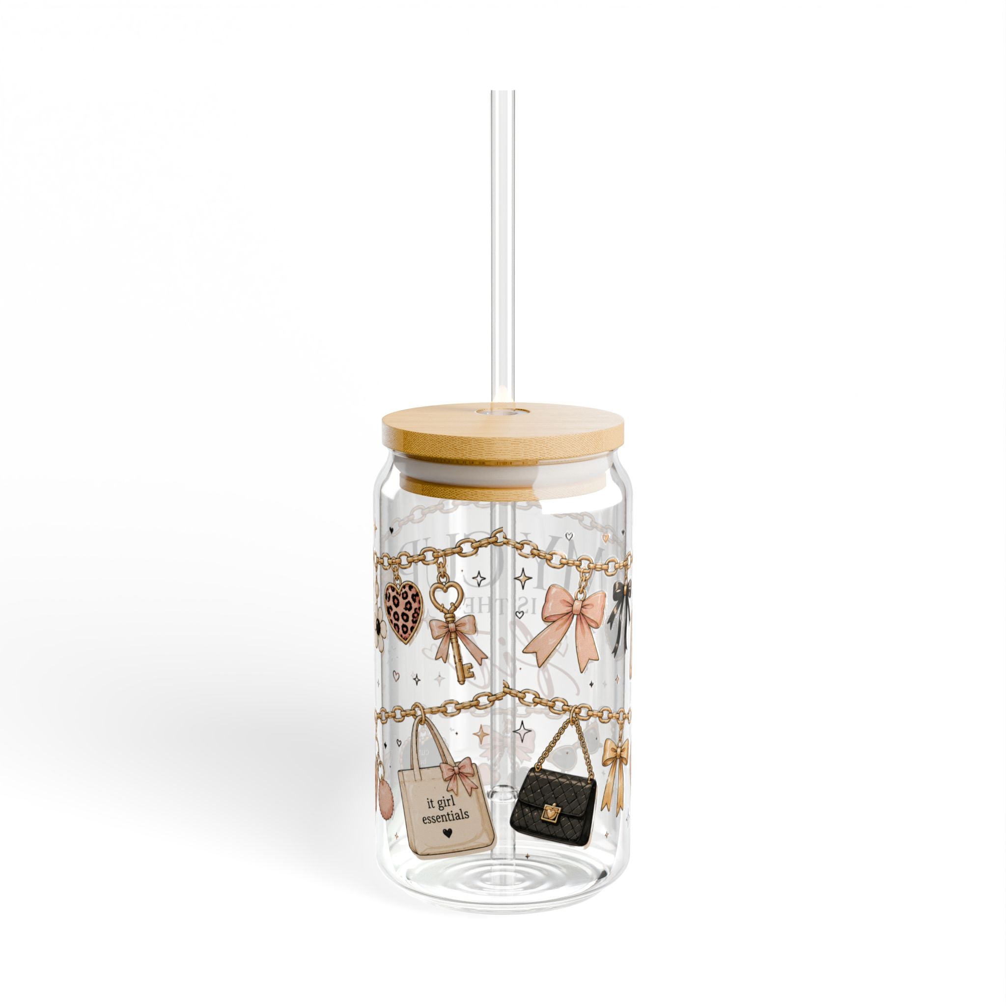 My Cup Is The Fit || 16oz Glass Cup