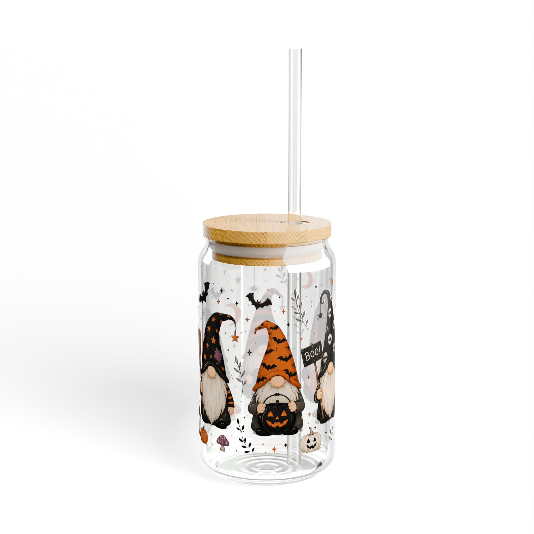 Spooky Gnomes || 16oz Glass Cup