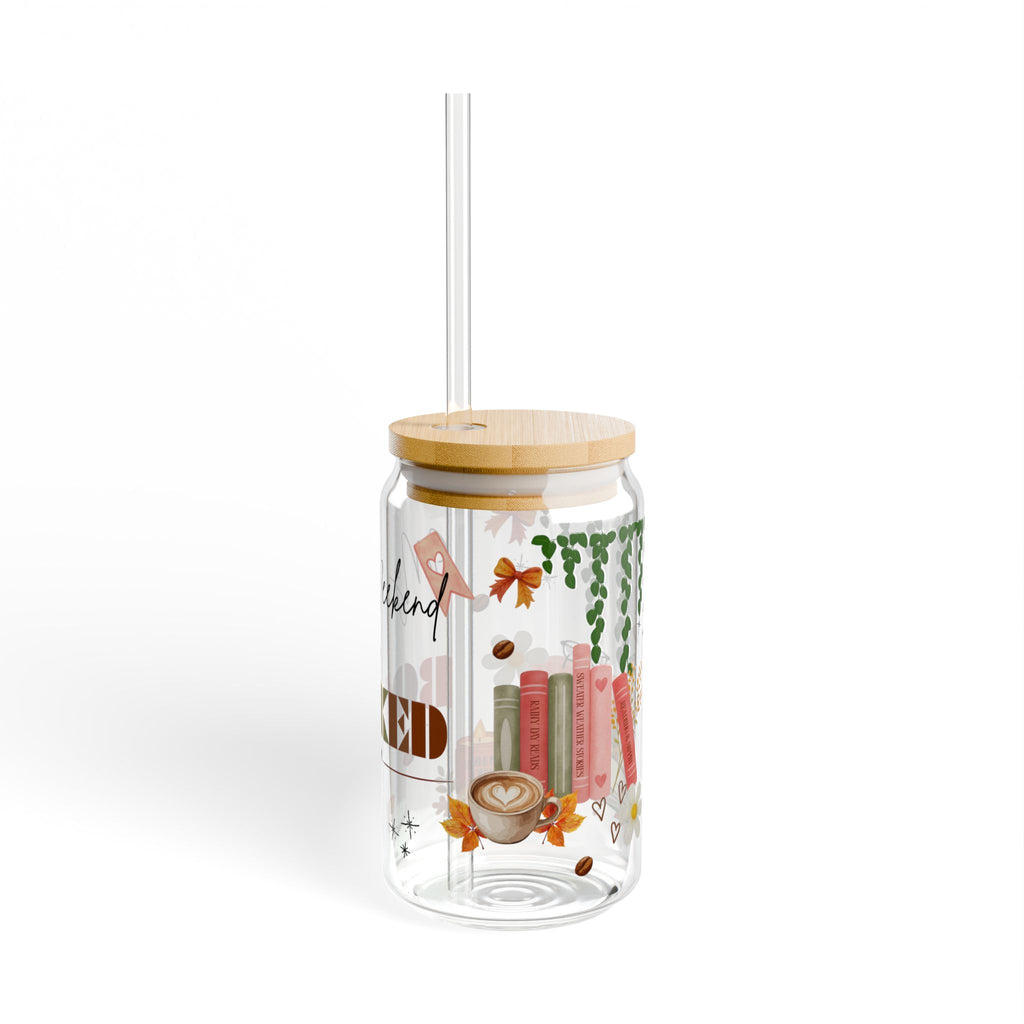 My Weekend Is Booked || 16oz Glass Cup