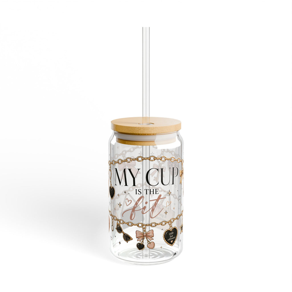 My Cup Is The Fit || 16oz Glass Cup