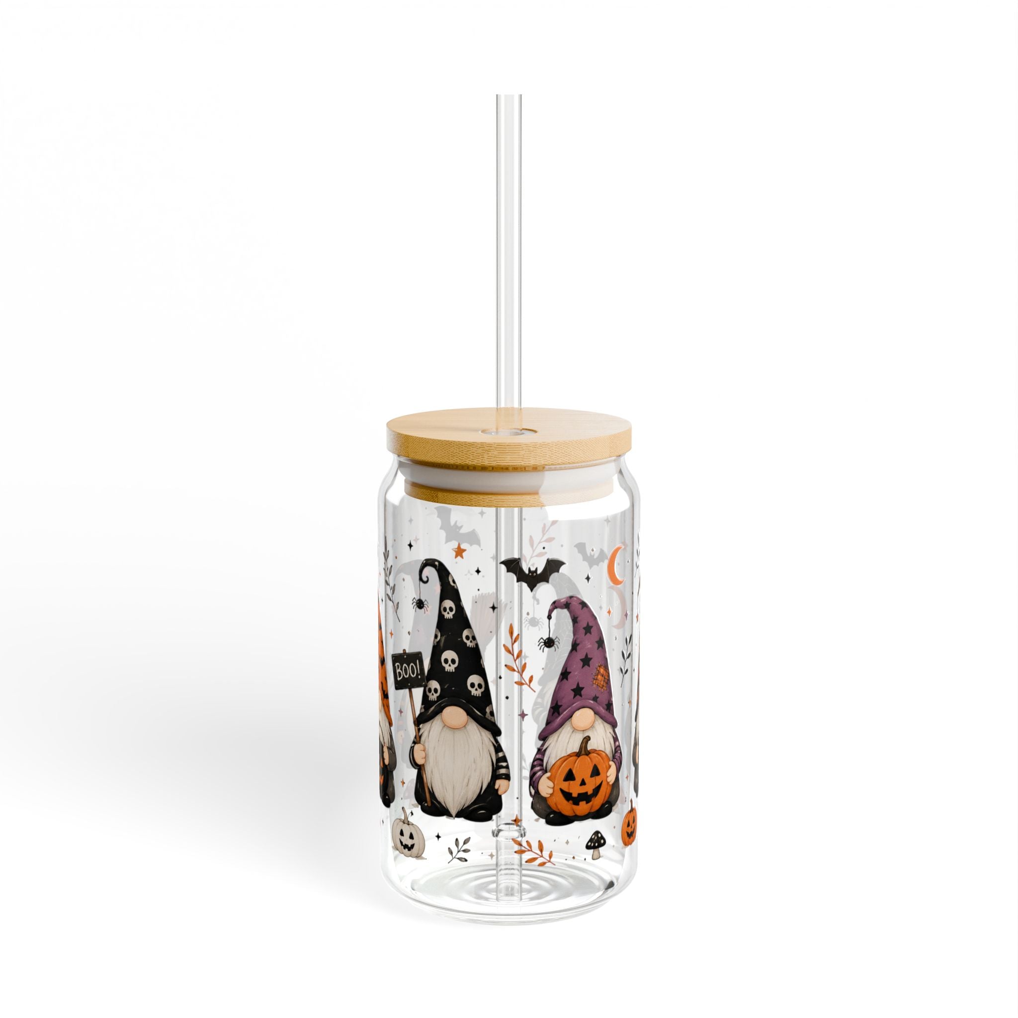 Spooky Gnomes || 16oz Glass Cup