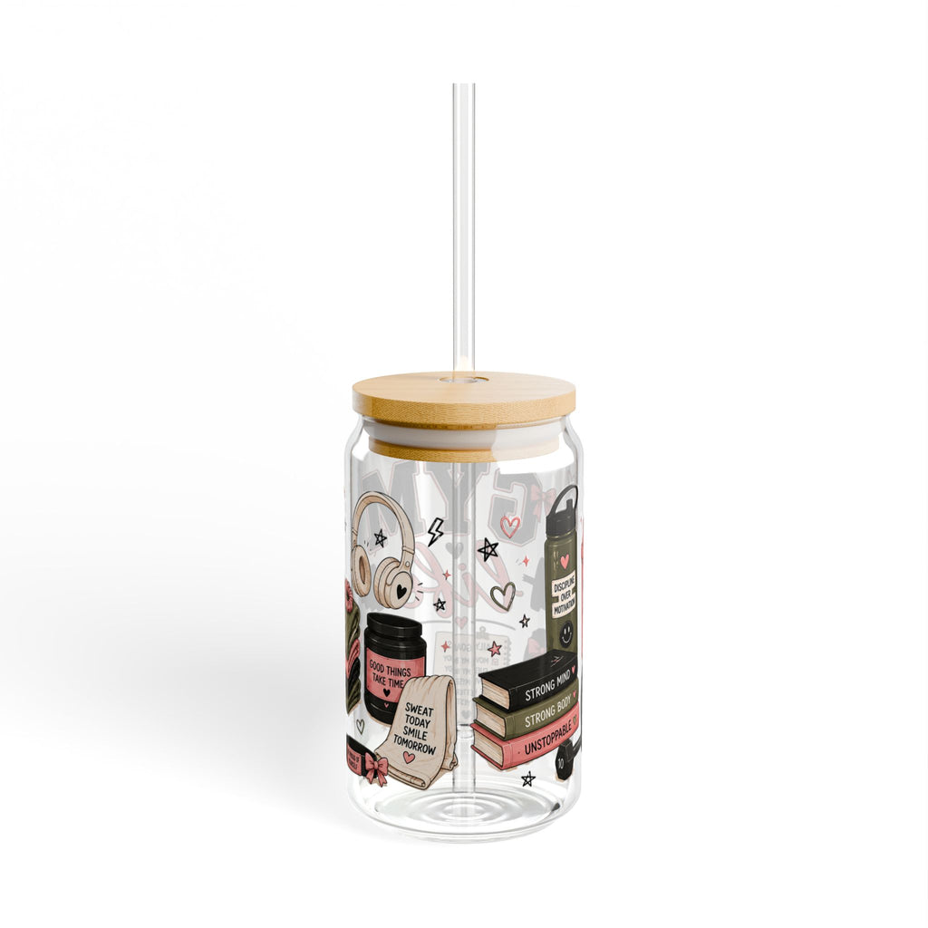 Gym Life || 16oz Glass Cup